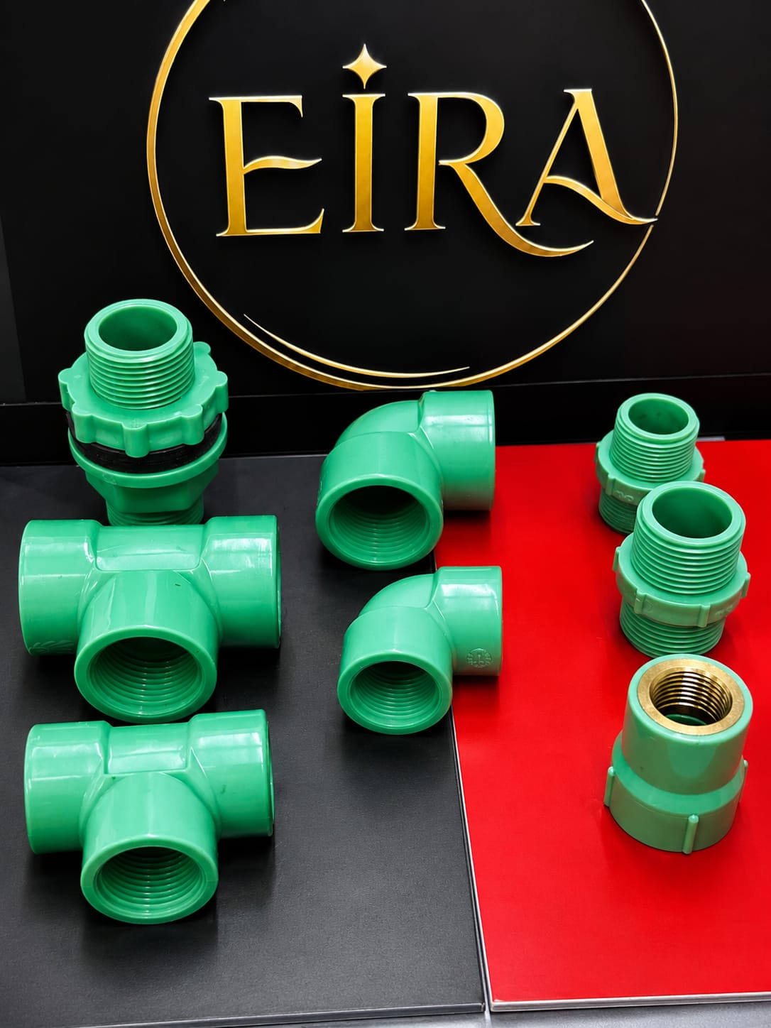 PVC Thread fittings (Green)